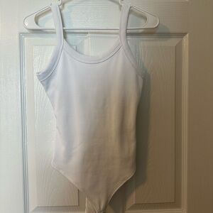 Universal thread white bodysuit